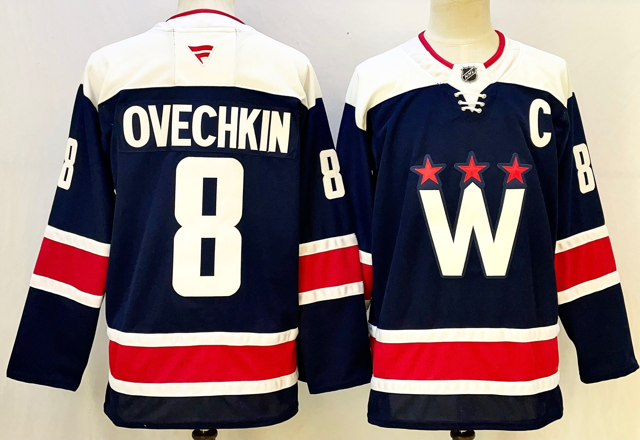 Men Washington Capitals #8 Ovechkin Blue 2026 Adidias NHL Jersey style 001